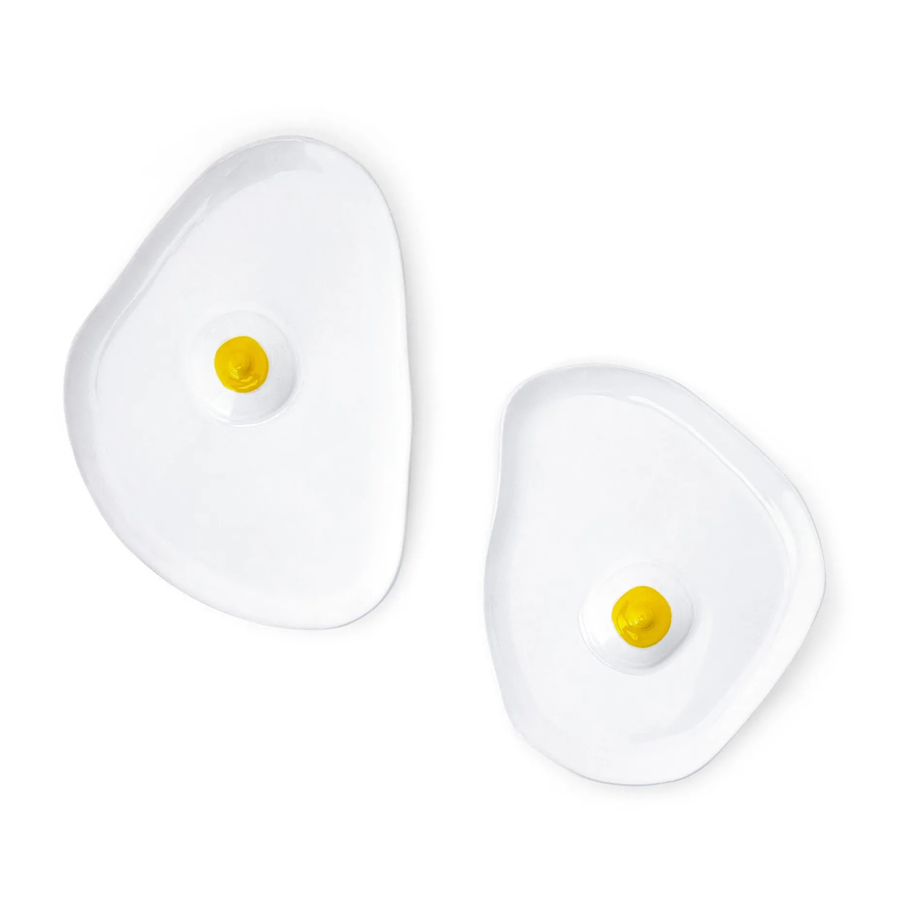 Anissa Kermiche Maison<Assiettes Tatas (Blanc Brillant, Jaune)