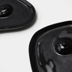 Anissa Kermiche Maison<Assiettes Tatas (Noir Brillant)