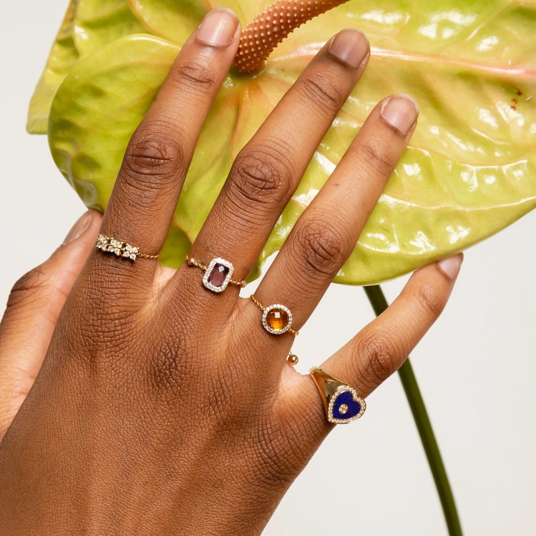 Anissa Kermiche Anneaux<Bague Amethyste Carree