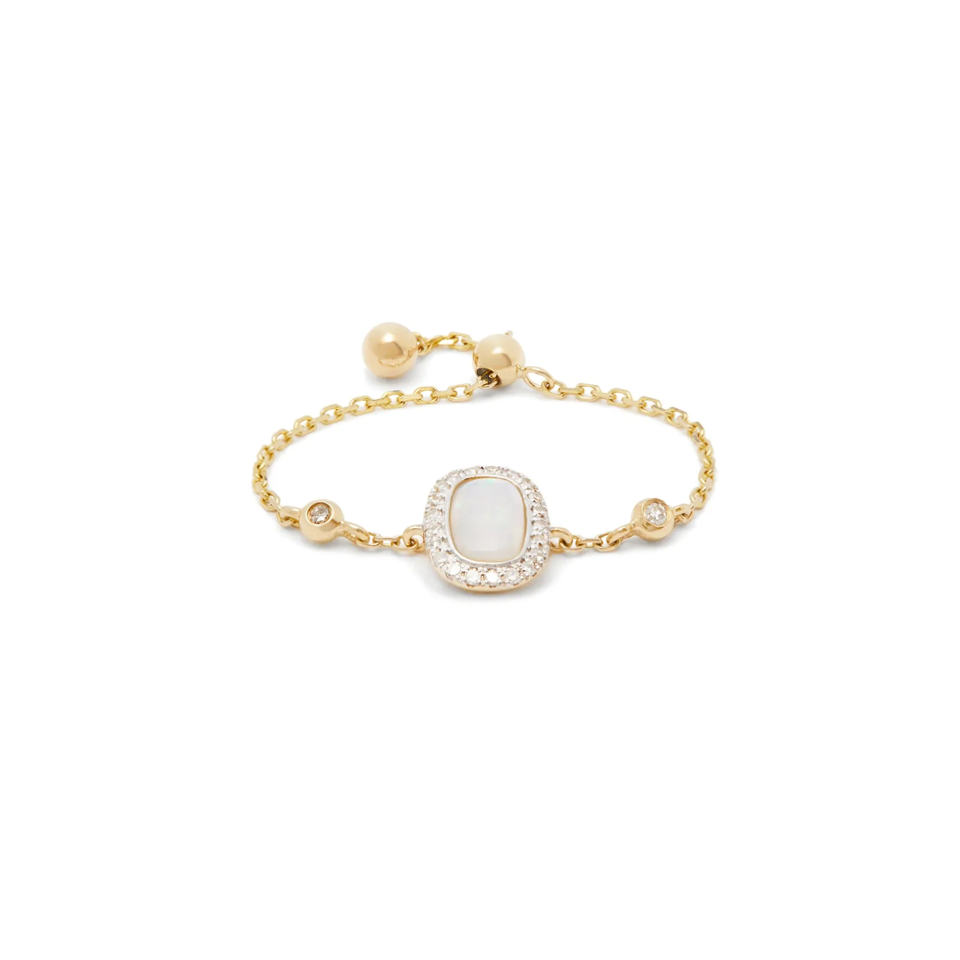 Anissa Kermiche Anneaux<Bague Opale Carree