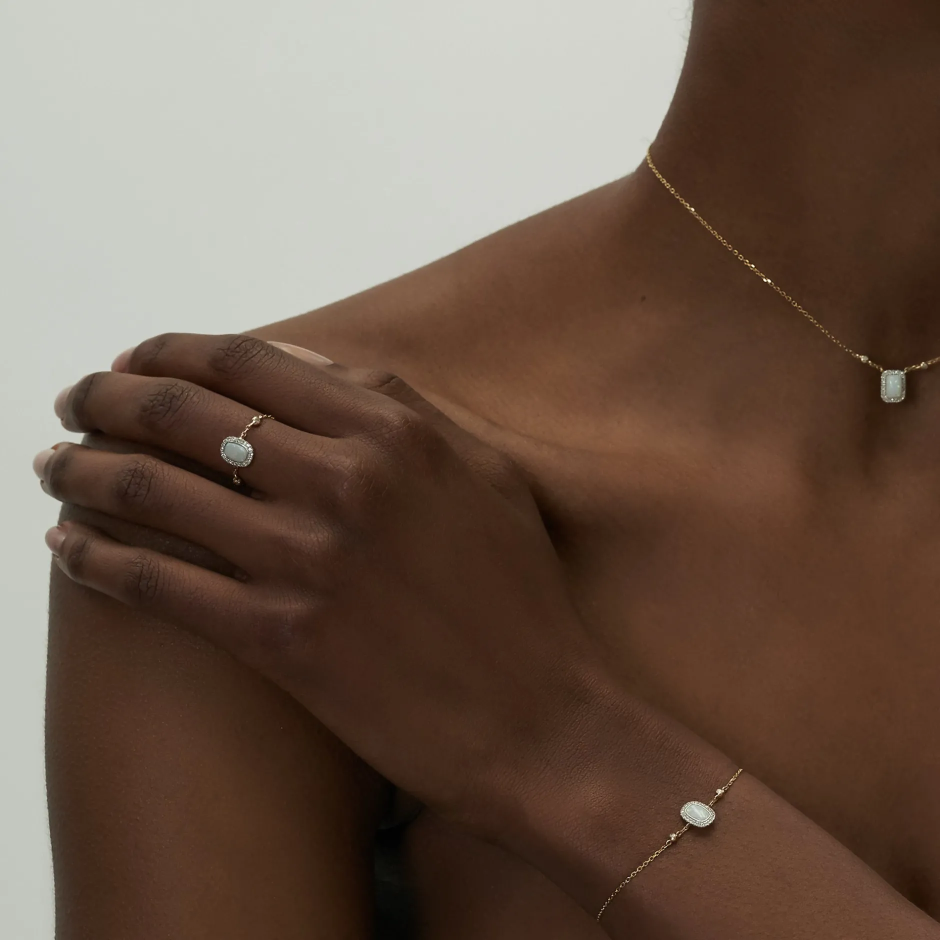 Anissa Kermiche Anneaux<Bague Opale Carree