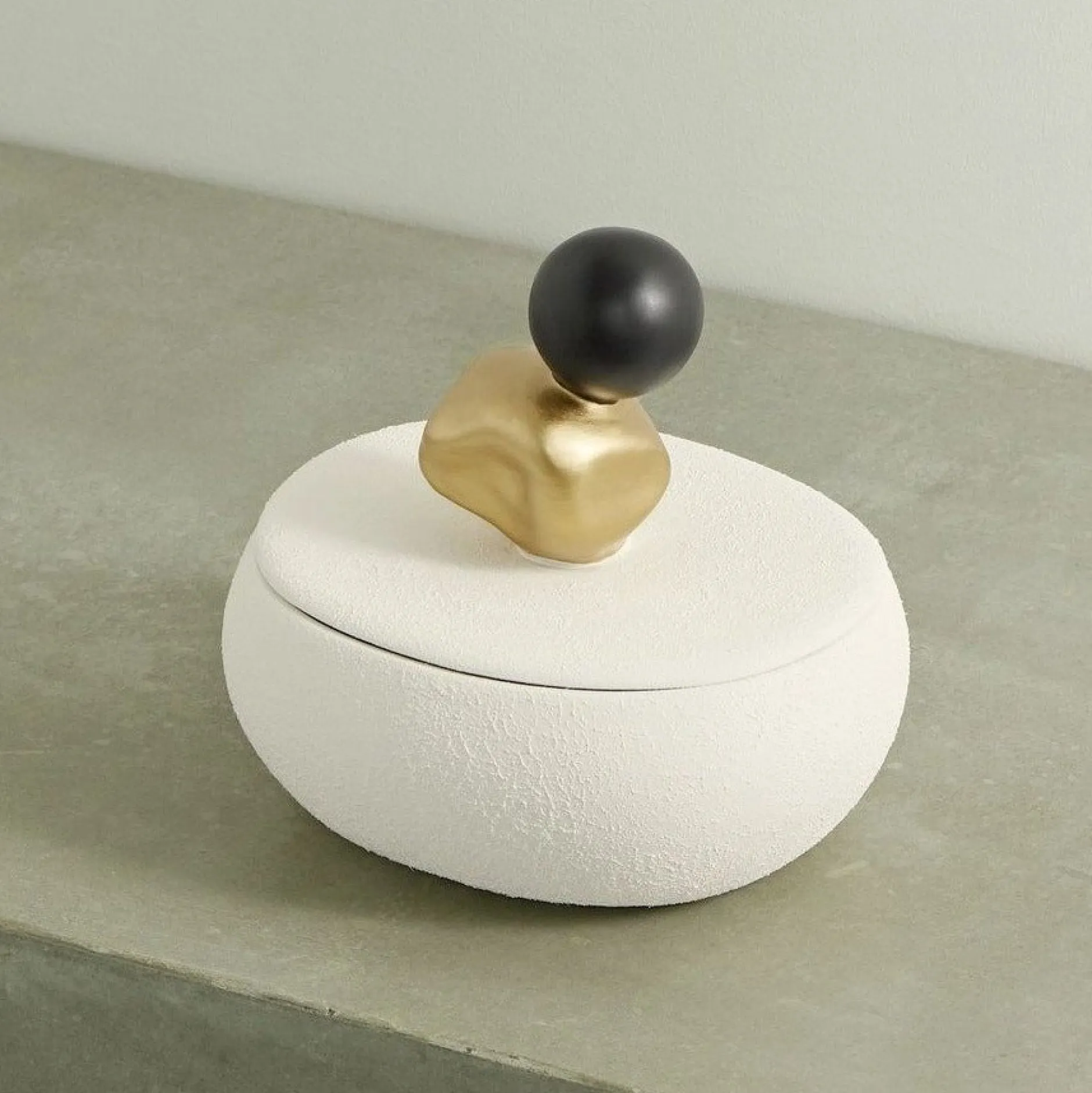 Anissa Kermiche Maison<Boite A Bijoux (Blanc, Or, Noir)