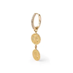 Anissa Kermiche Des Boucles D'Oreilles<Boucle D'Oreille Double Piece Louise D'Or