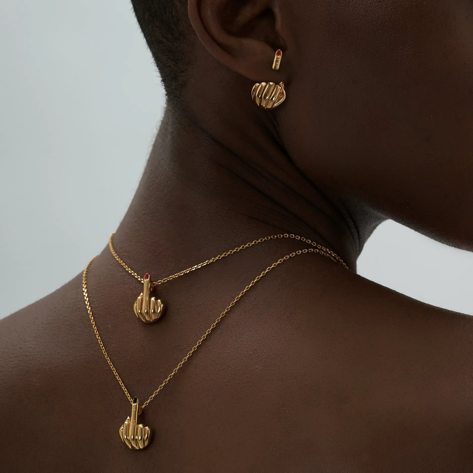 Anissa Kermiche Des Boucles D'Oreilles<Boucle D'Oreille French For Goodnight (Rouge)