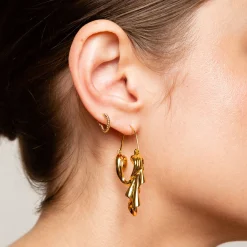 Anissa Kermiche Des Boucles D'Oreilles<Boucles D'Oreilles Drapees Pendantes (Or)