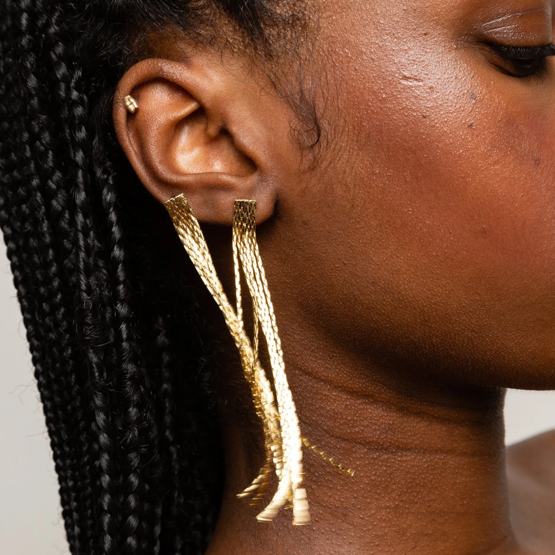 Anissa Kermiche Des Boucles D'Oreilles<Boucles D'Oreilles Fines Fil D'Or