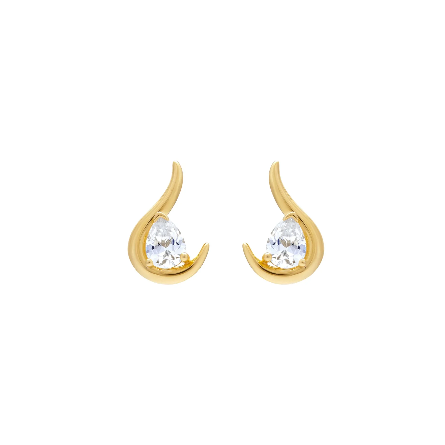 Anissa Kermiche Des Boucles D'Oreilles<Boucles D'Oreilles Grande Poire De Feu (Clair)