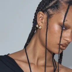 Anissa Kermiche Des Boucles D'Oreilles<Boucles D'Oreilles Grande Poire De Feu (Clair)