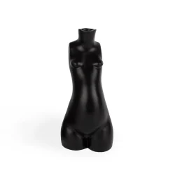 Anissa Kermiche Maison<Bougeoir Tit For Tat Court (Noir Mat)