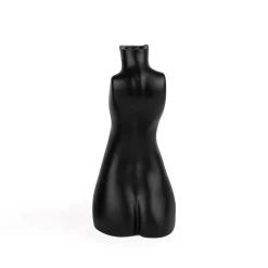 Anissa Kermiche Maison<Bougeoir Tit For Tat Court (Noir Mat)