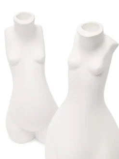 Anissa Kermiche Maison<Bougeoir Tit For Tat Haut (Blanc Mat)
