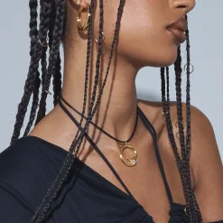 Anissa Kermiche Colliers<Collier Corde Charmeur (Or)