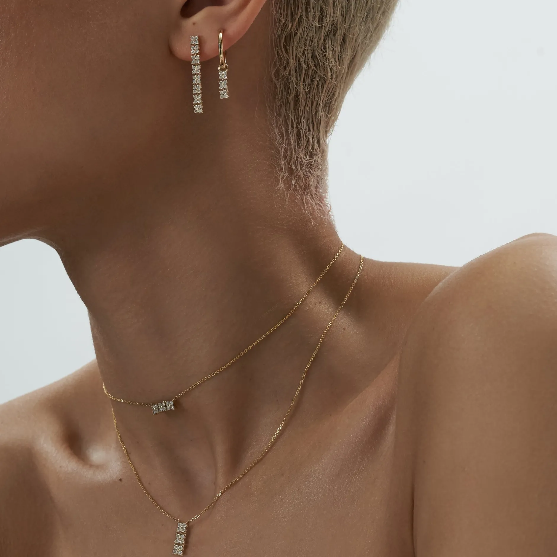 Anissa Kermiche Colliers<Collier Horizontal Bronte Dore