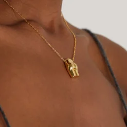 Anissa Kermiche Colliers<Collier Le Derriere Dore
