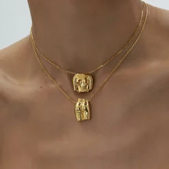 Anissa Kermiche Colliers<Collier Le Derriere Dore