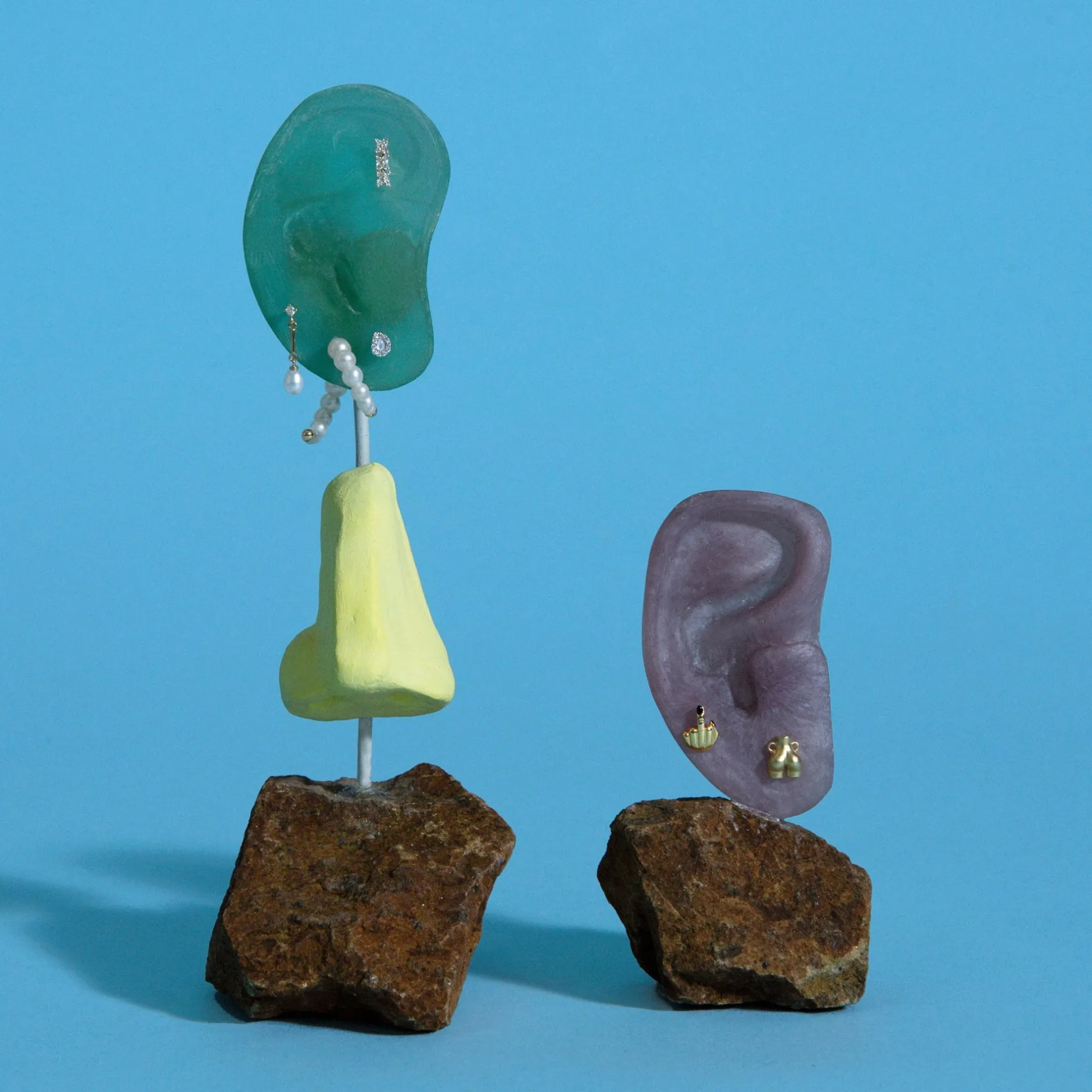 Anissa Kermiche Des Boucles D'Oreilles<Mini Tige De Poignees D'Amour