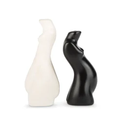 Anissa Kermiche Maison<Paire De Salieres Et Poivrieres Pour Le Corps (Beige, Noir)
