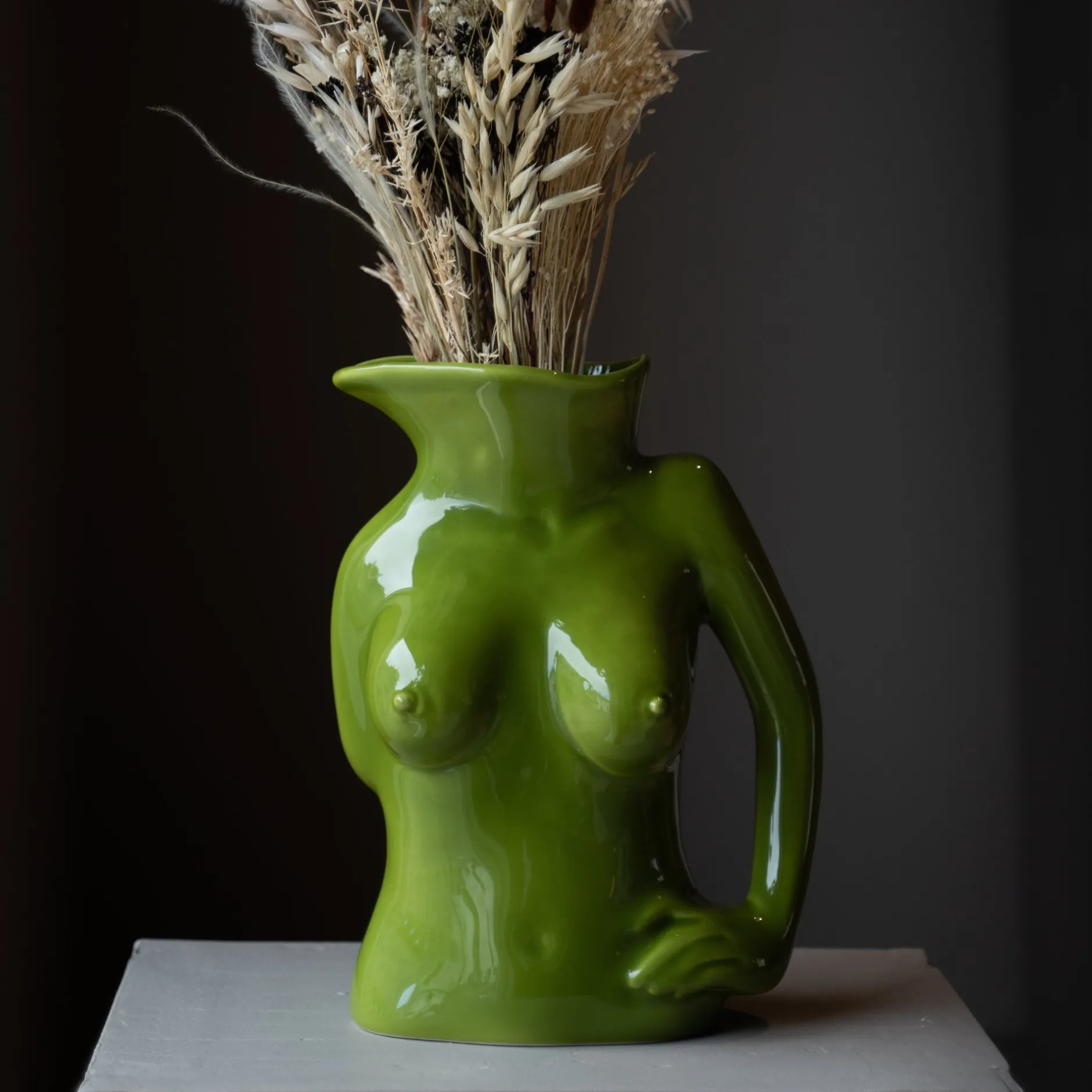 Anissa Kermiche Maison<Pichet (Olive Haute Brillance)
