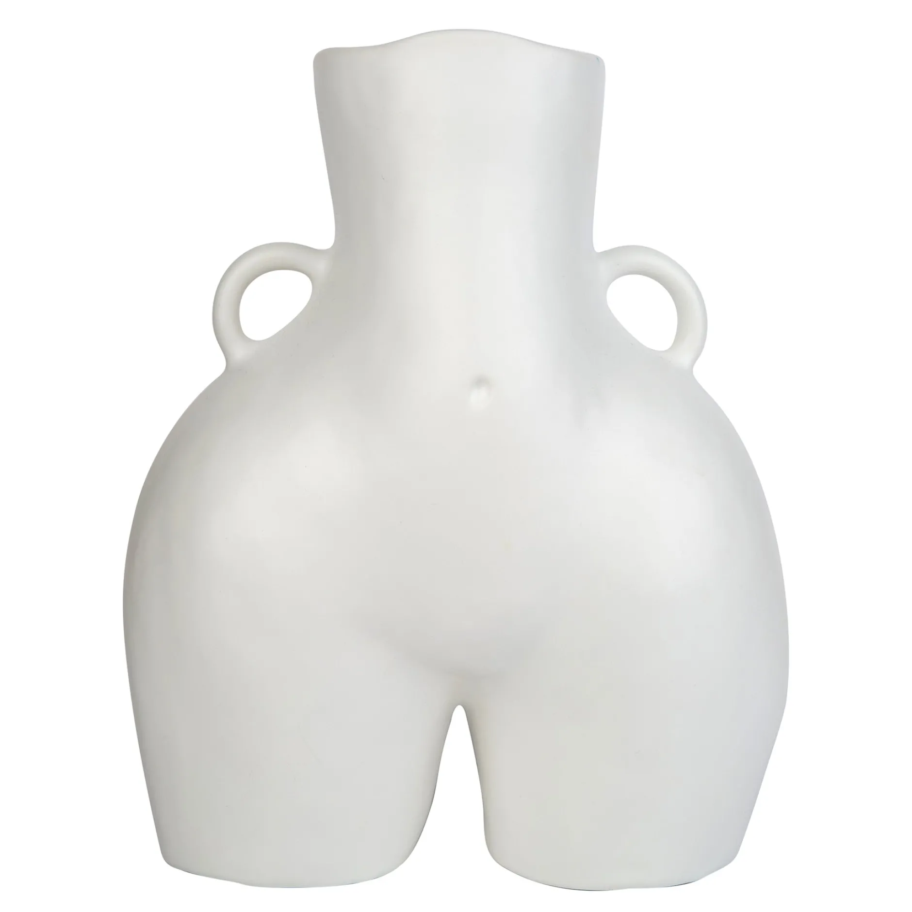 Anissa Kermiche Maison<Vase Avec Poignees D'Amour (Blanc)