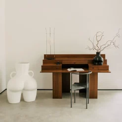 Anissa Kermiche Maison<Vase Avec Poignees D'Amour (Noir)