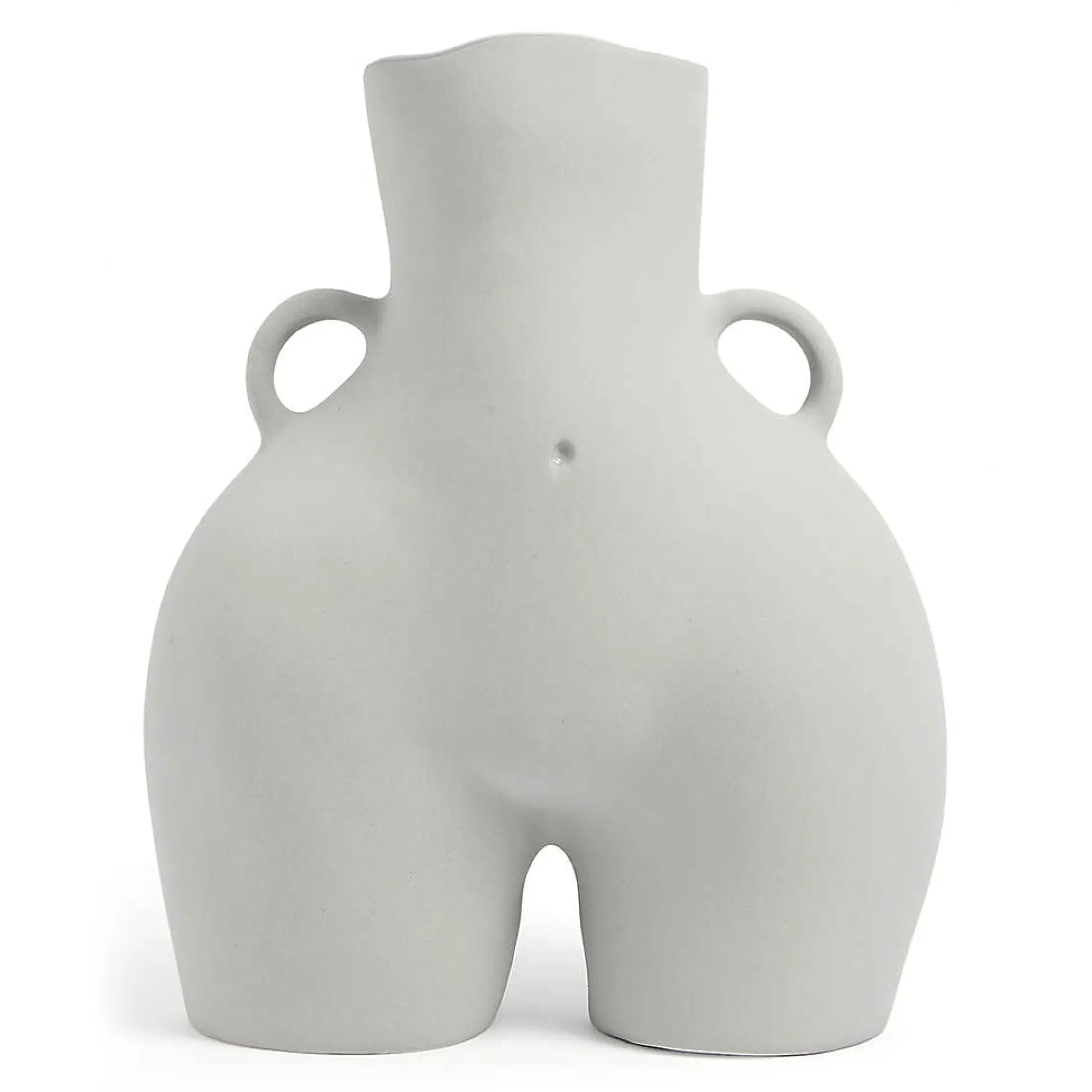 Anissa Kermiche Maison<Vase Avec Poignees D'Amour (Gris Clair)